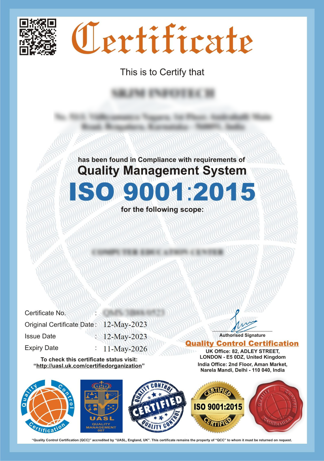 ISO Certificate Consultancy in Karnataka
